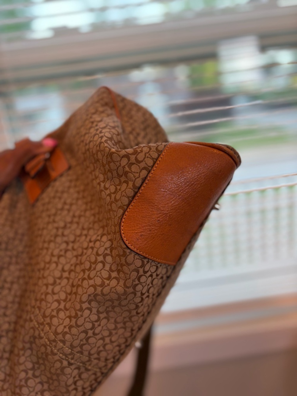 RARE Coach Signature Transatlantic Weekender Duffle Bag - Picture 10 of 16